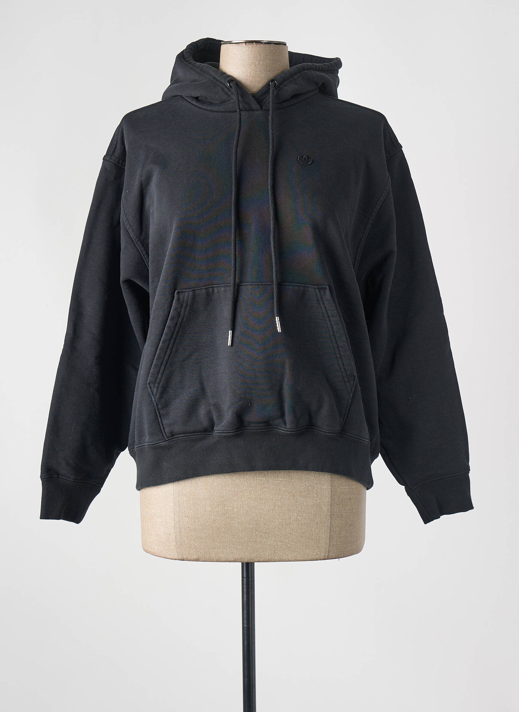 Sweat-shirt noir ADIDAS femme