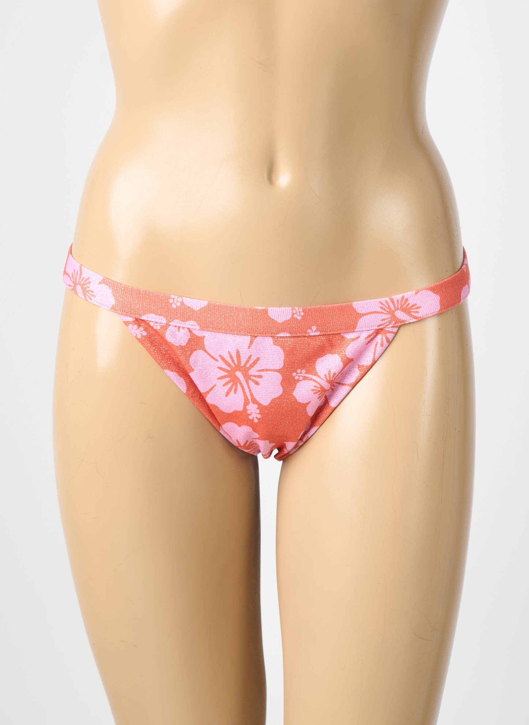 Bas de maillot de bain rose ROBIN COLLECTION femme