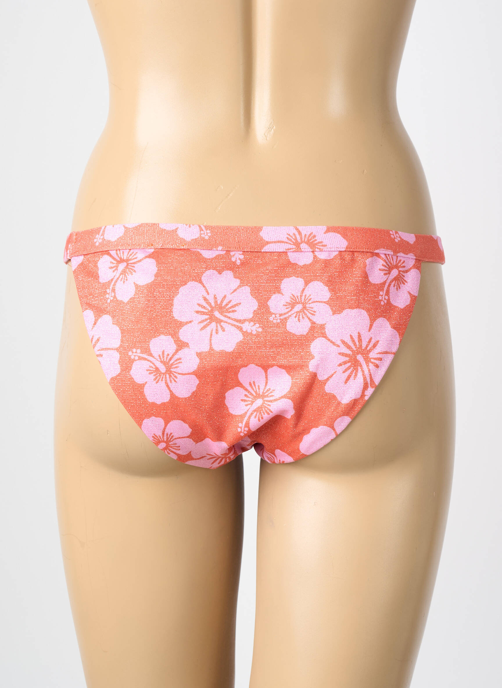 Bas de maillot de bain rose ROBIN COLLECTION femme