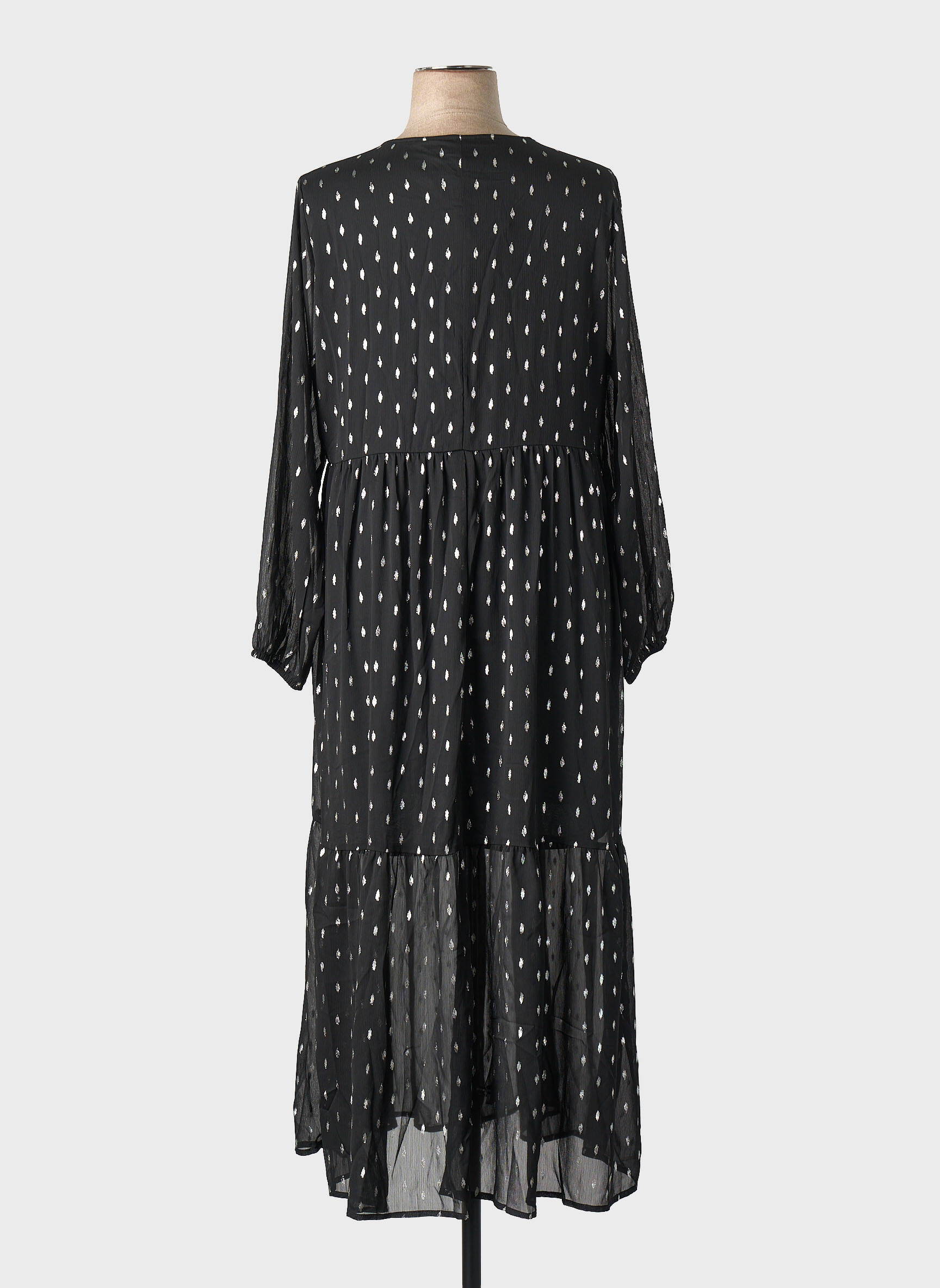 Robe longue noir EVOKED VILA femme