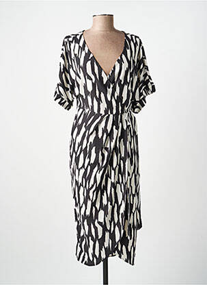 Robe mi-longue noir VILA femme