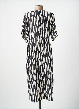 Robe mi-longue noir VILA femme