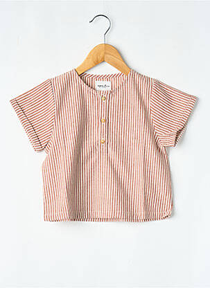 Blouse marron APACHES fille