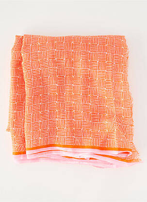Echarpe orange MOIS MONT femme