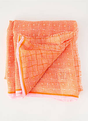 Echarpe orange MOIS MONT femme