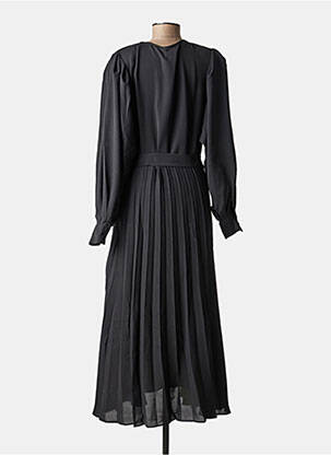 Robe longue coupe fluide noir MAT FASHION femme