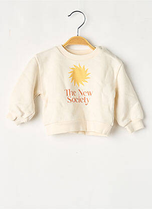 Sweat-shirt beige THE NEW SOCIETY fille