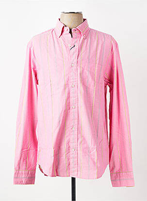 Chemise manches longues rose GANT homme