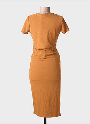 Robe mi-longue marron SUPERMOM femme