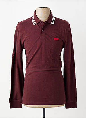 Polo rouge LEVI'S homme