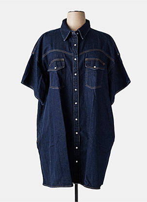 Robe courte bleu LEVI'S femme