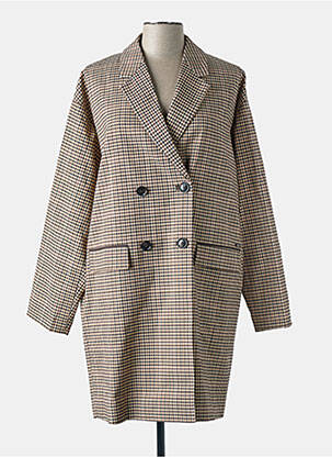 Manteau long bleu SCOTCH & SODA femme