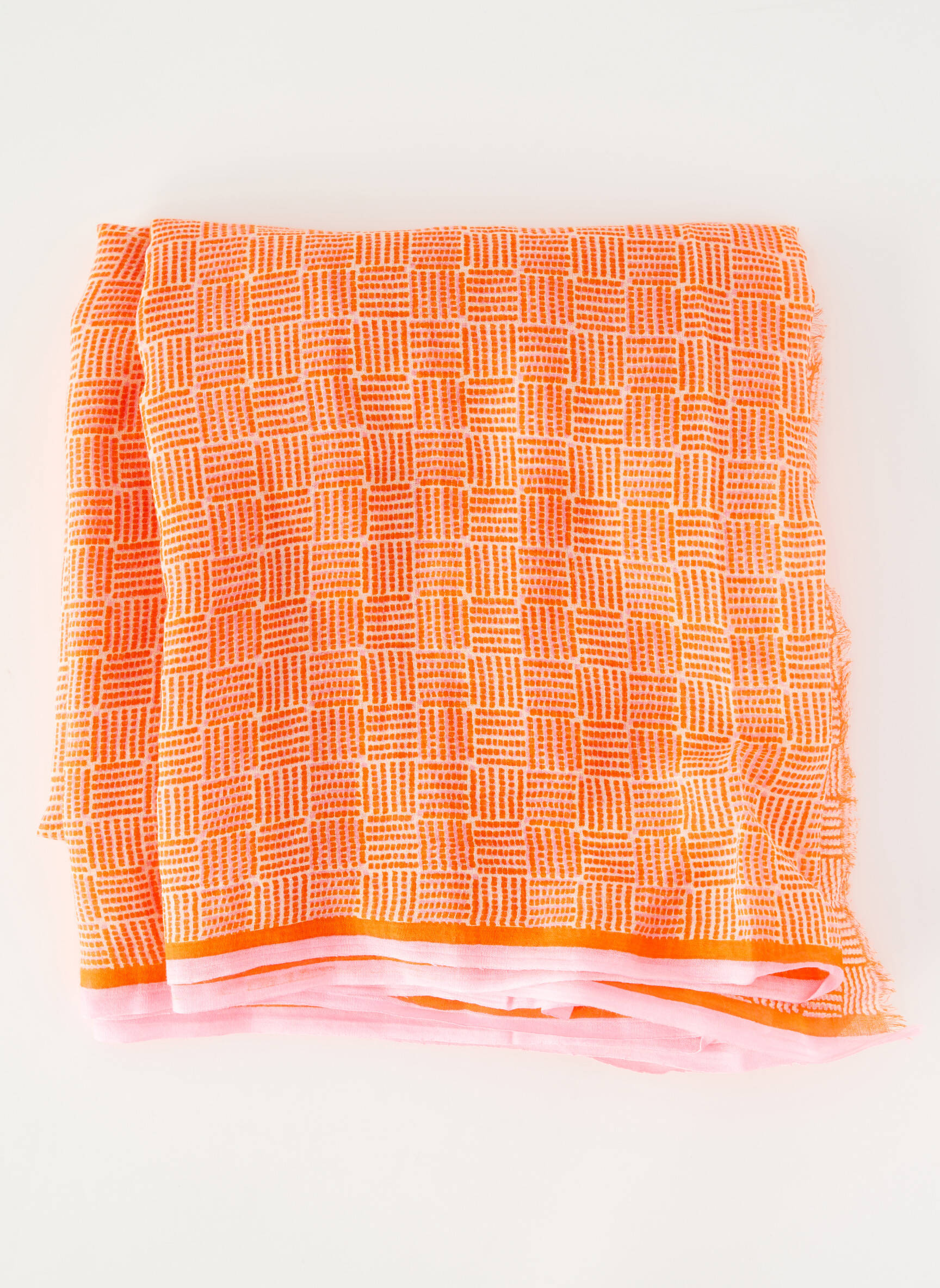 Echarpe orange MOIS MONT femme