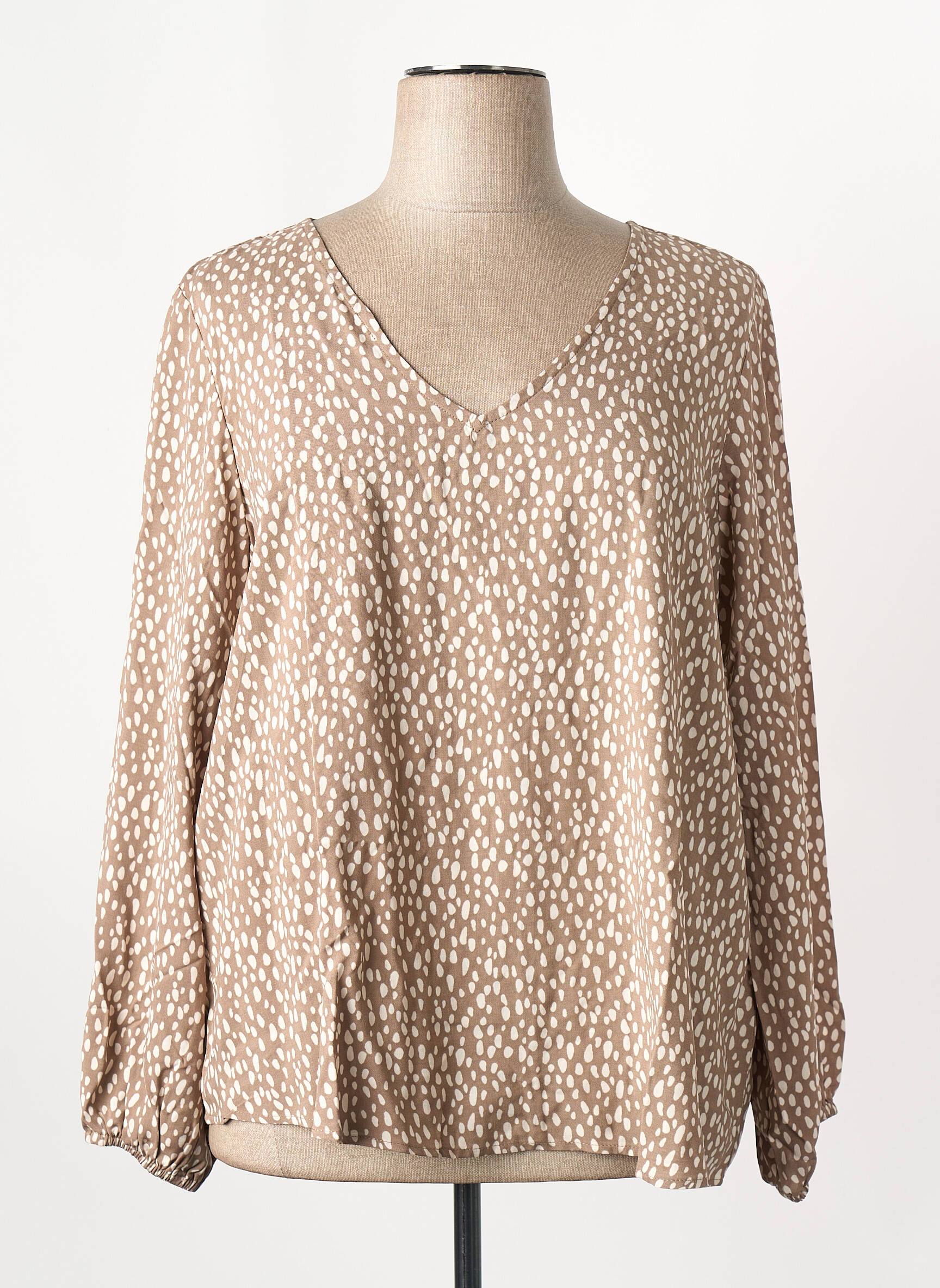 Top beige EVOKED VILA femme