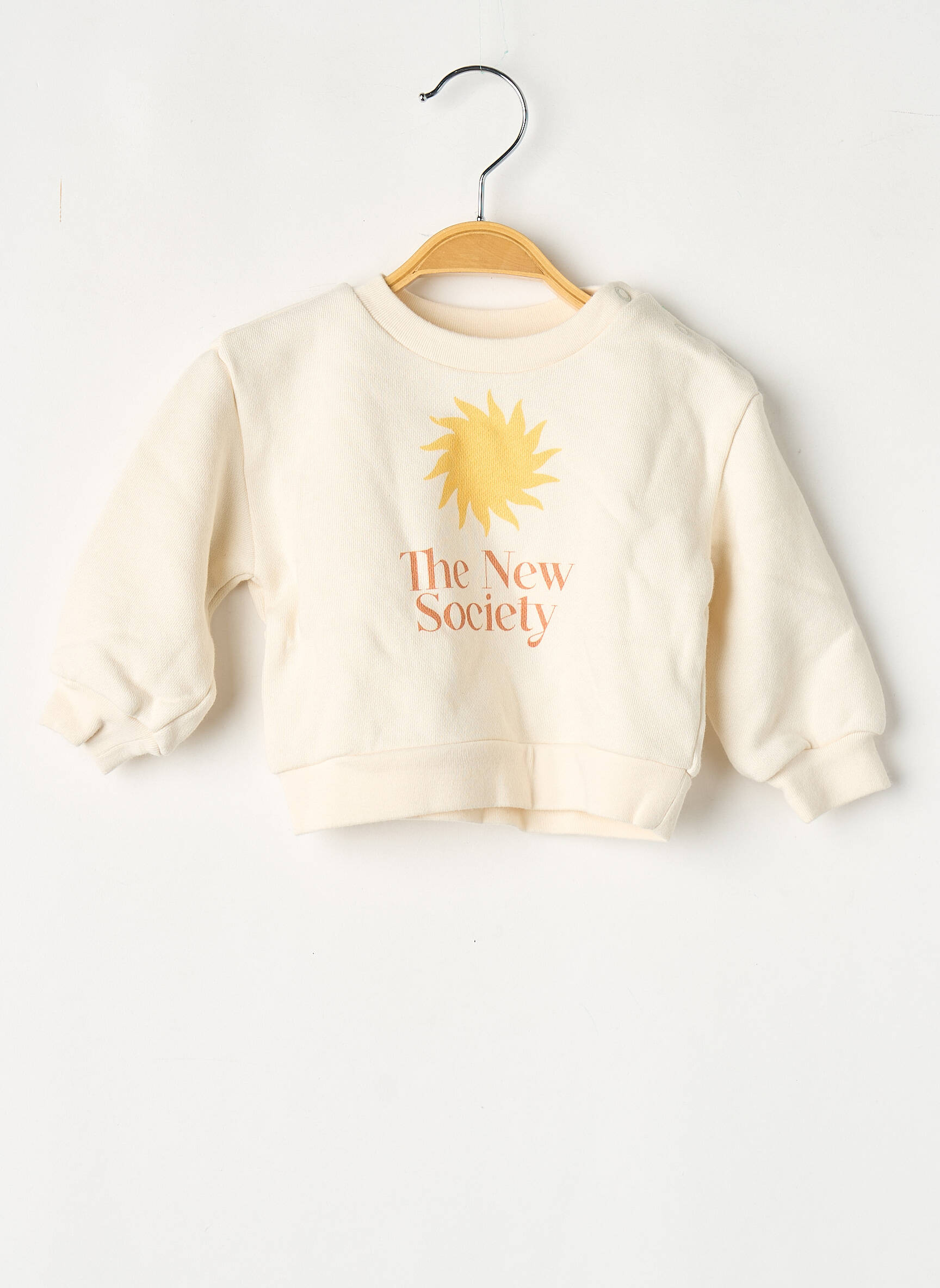 Sweat-shirt beige THE NEW SOCIETY fille