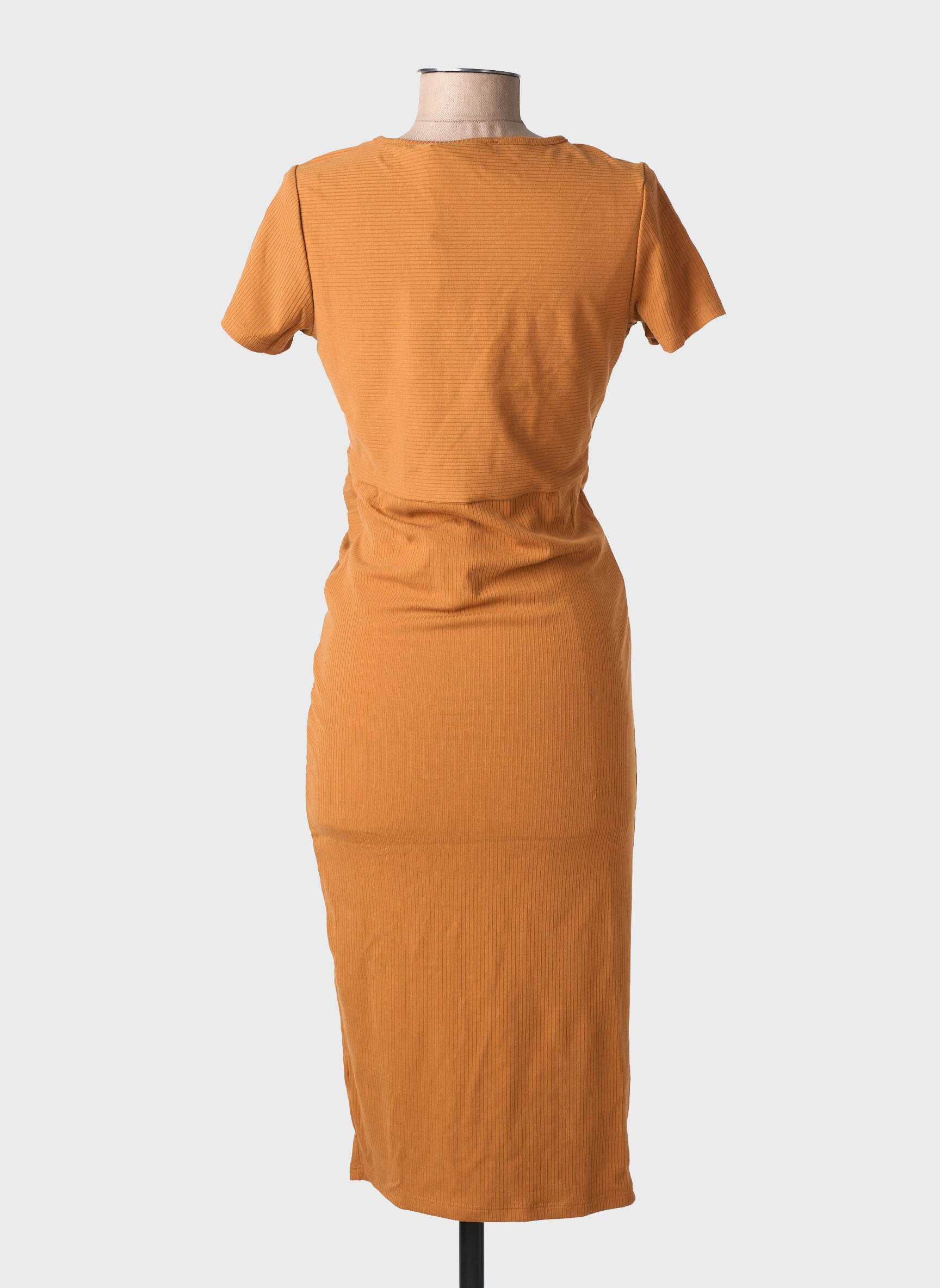 Robe mi-longue marron SUPERMOM femme