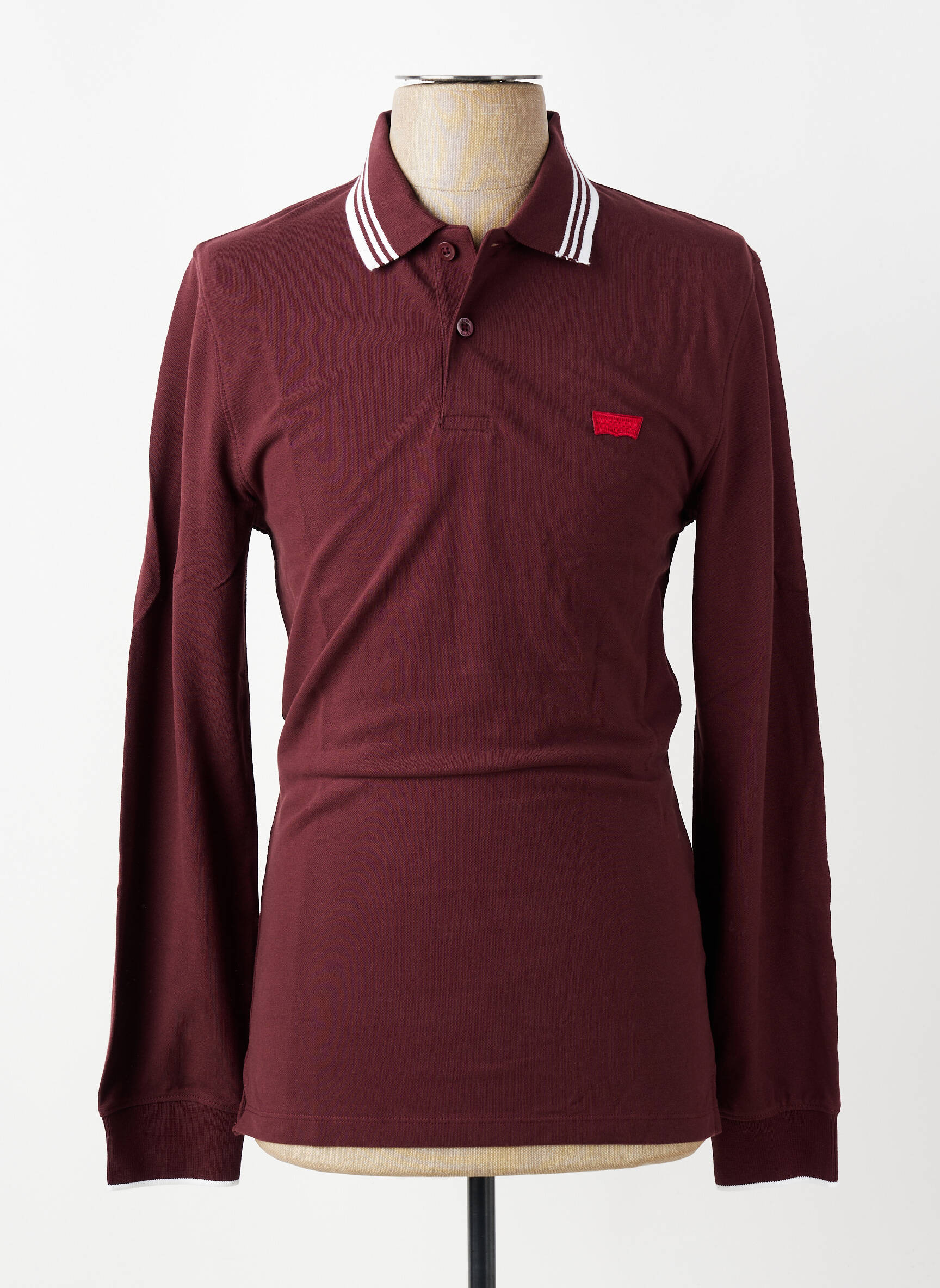 Polo rouge LEVI'S homme