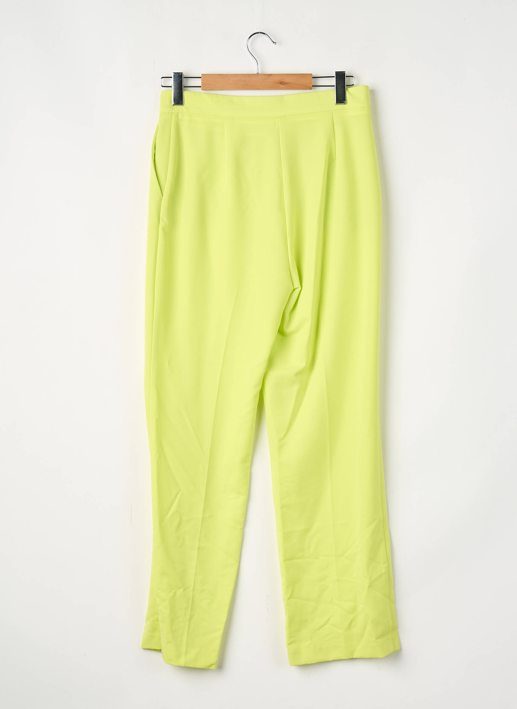 Pantalon droit jaune IMPERIAL femme