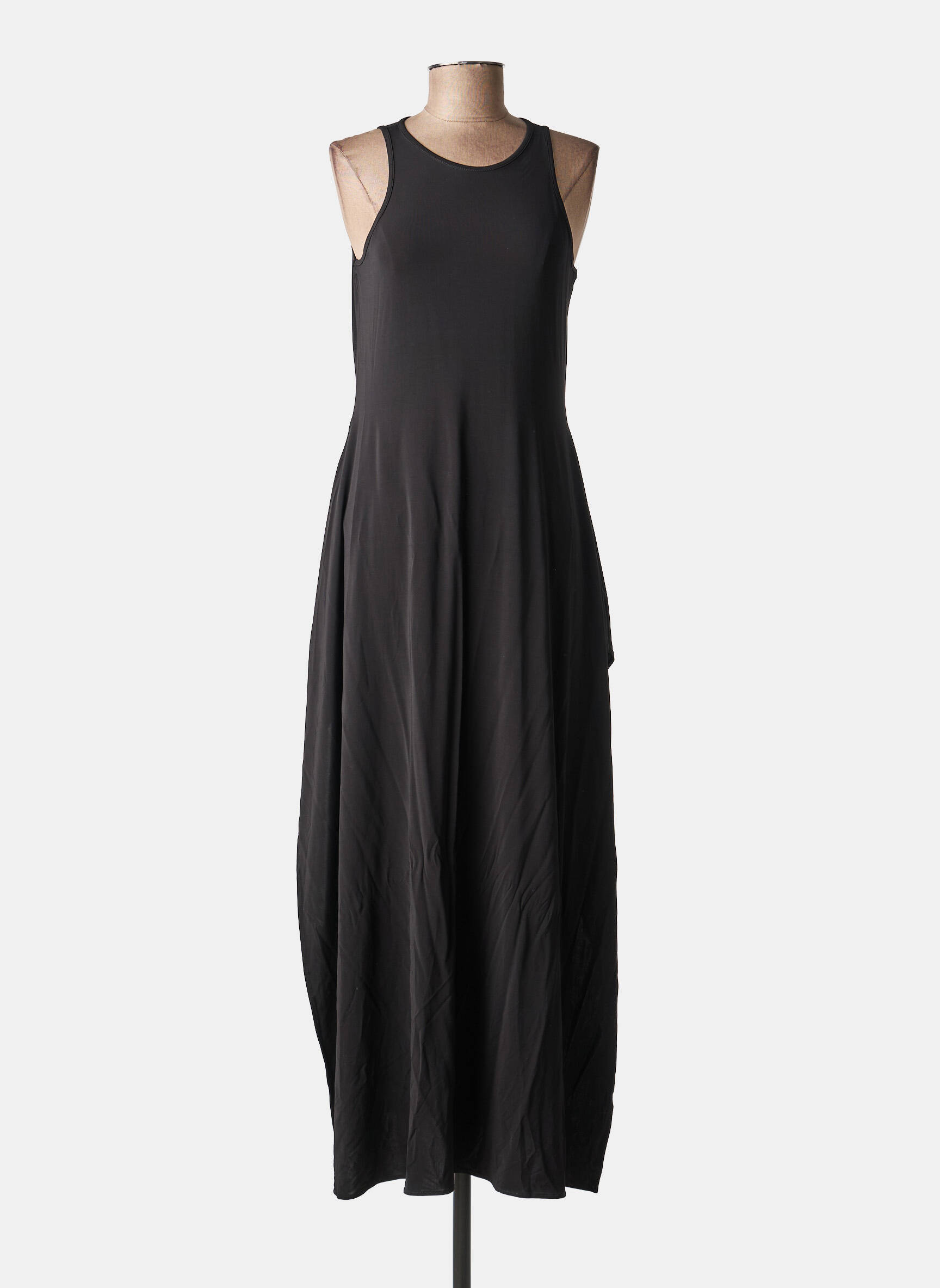 Robe longue noir MAX MARA femme