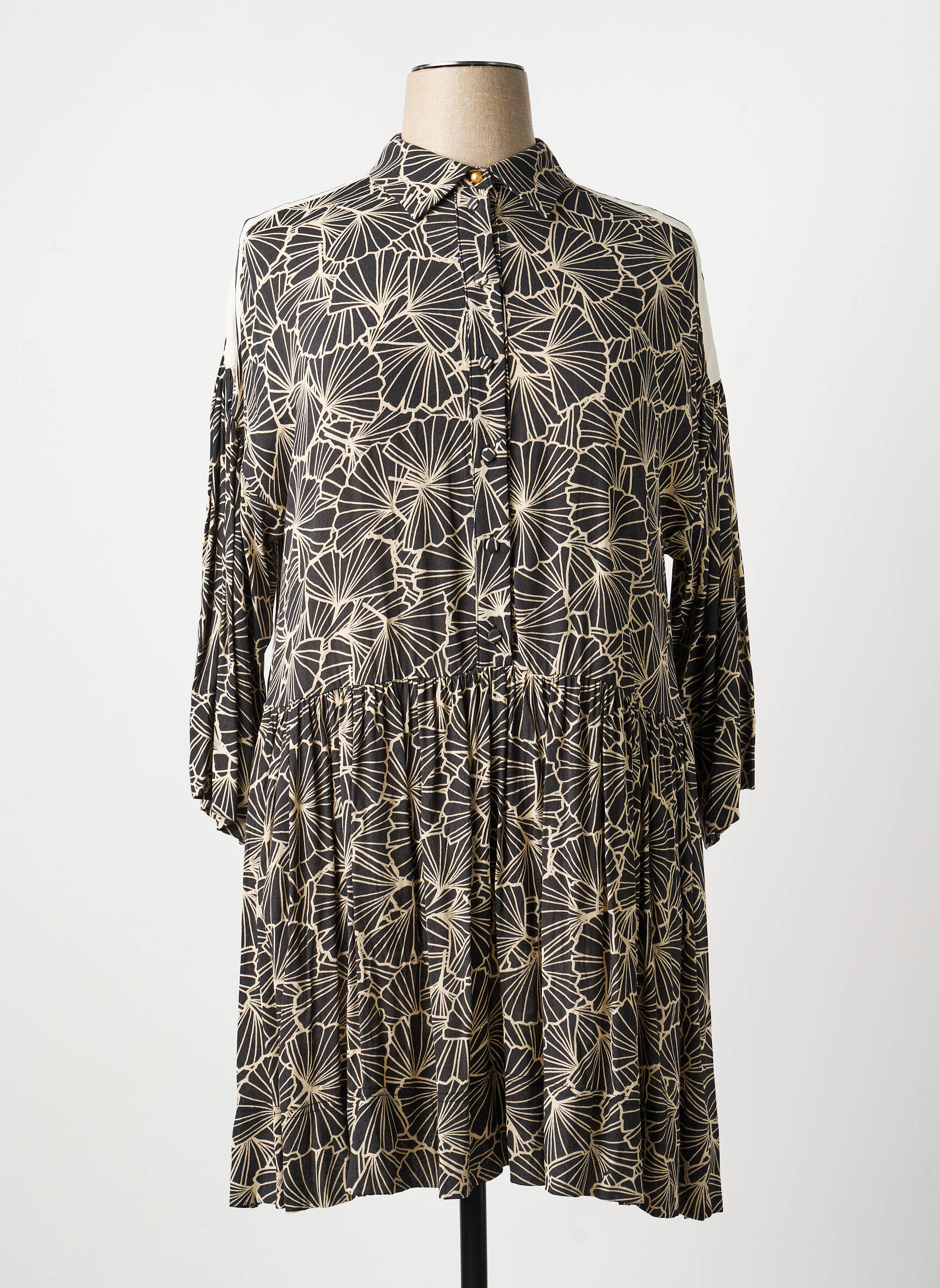 Robe courte marron TWINSET femme