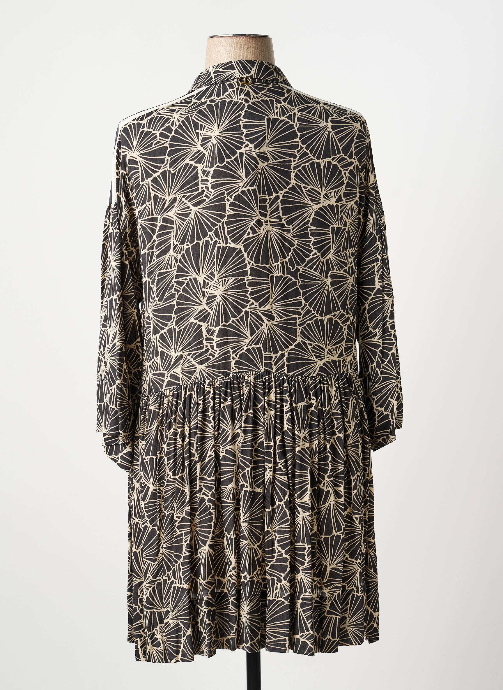 Robe courte marron TWINSET femme