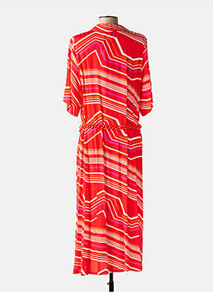Robe mi-longue rouge LA PETITE FRANCAISE femme