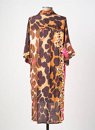 Robe longue marron IMPERIAL femme
