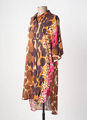 Robe longue marron IMPERIAL femme