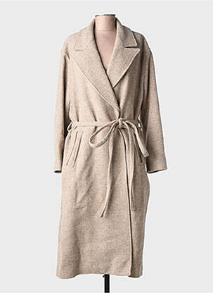 Manteau long beige VALENTINE GAUTHIER femme