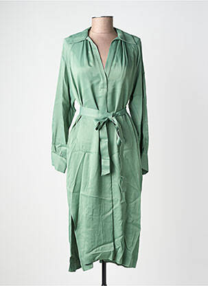 Robe mi-longue vert PAUL & JOE femme