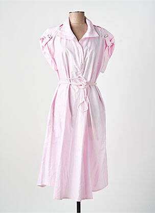 Robe mi-longue rose VALENTINE GAUTHIER femme