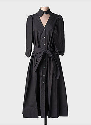 Robe longue noir KARL LAGERFELD femme