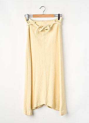 Jupe mi-longue blanc LAURENCE BRAS femme
