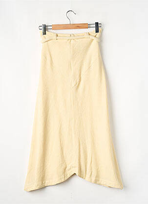 Jupe mi-longue blanc LAURENCE BRAS femme