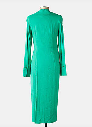 Robe mi-longue vert MARGAUX LONNBERG femme