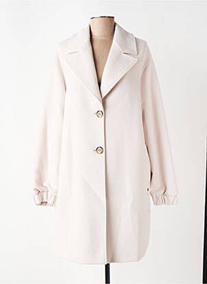 Manteau long beige PLEASE femme
