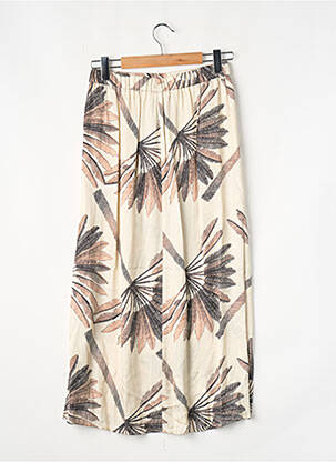 Jupe mi-longue beige DIEGA femme