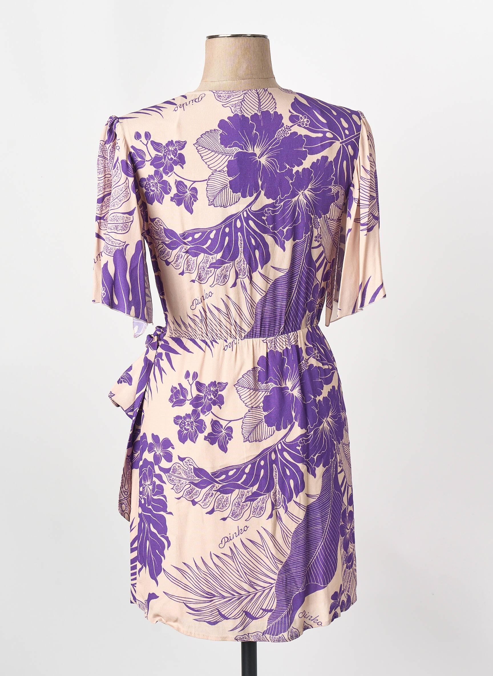 Robe courte violet PINKO femme