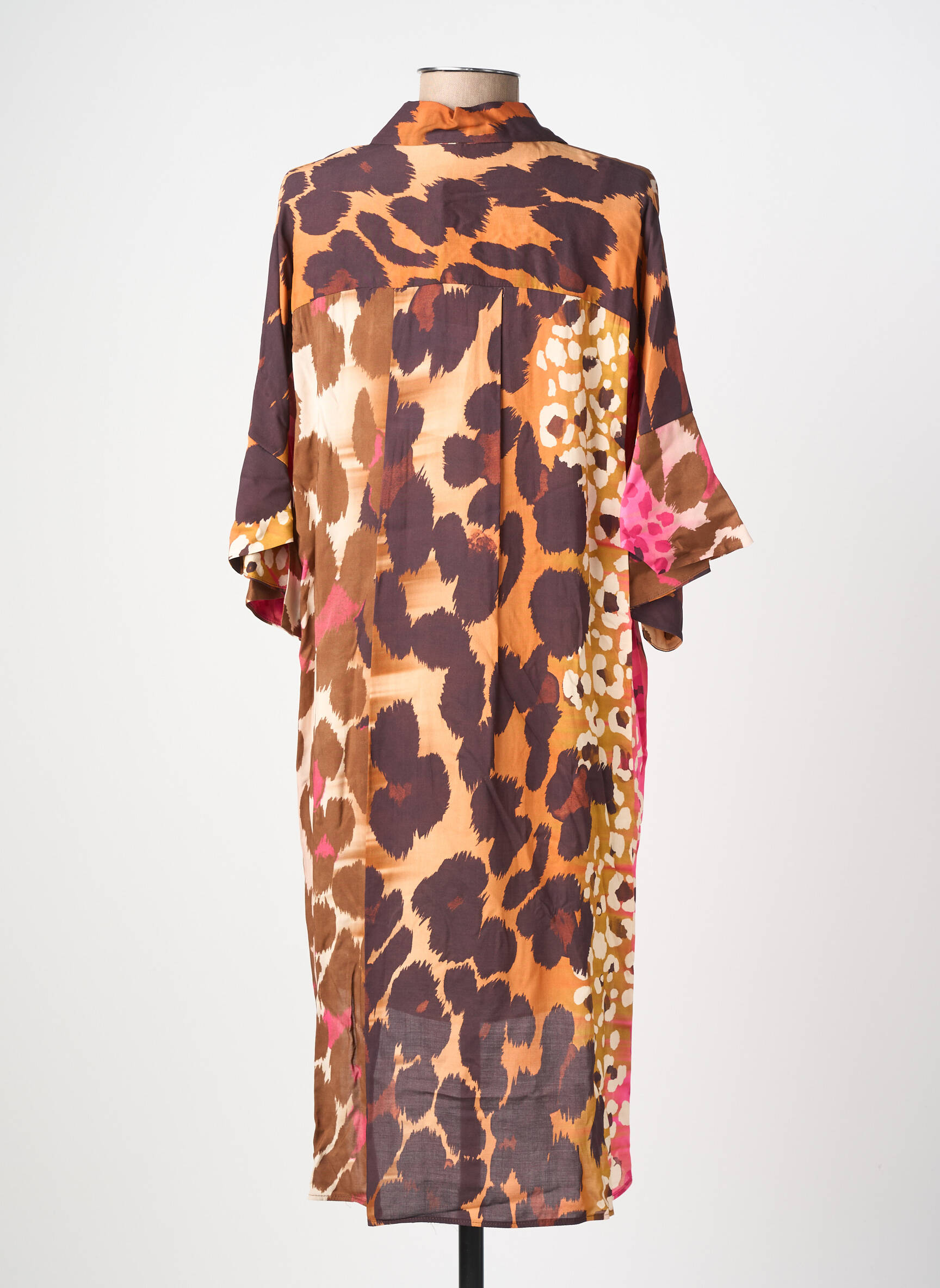 Robe longue marron IMPERIAL femme