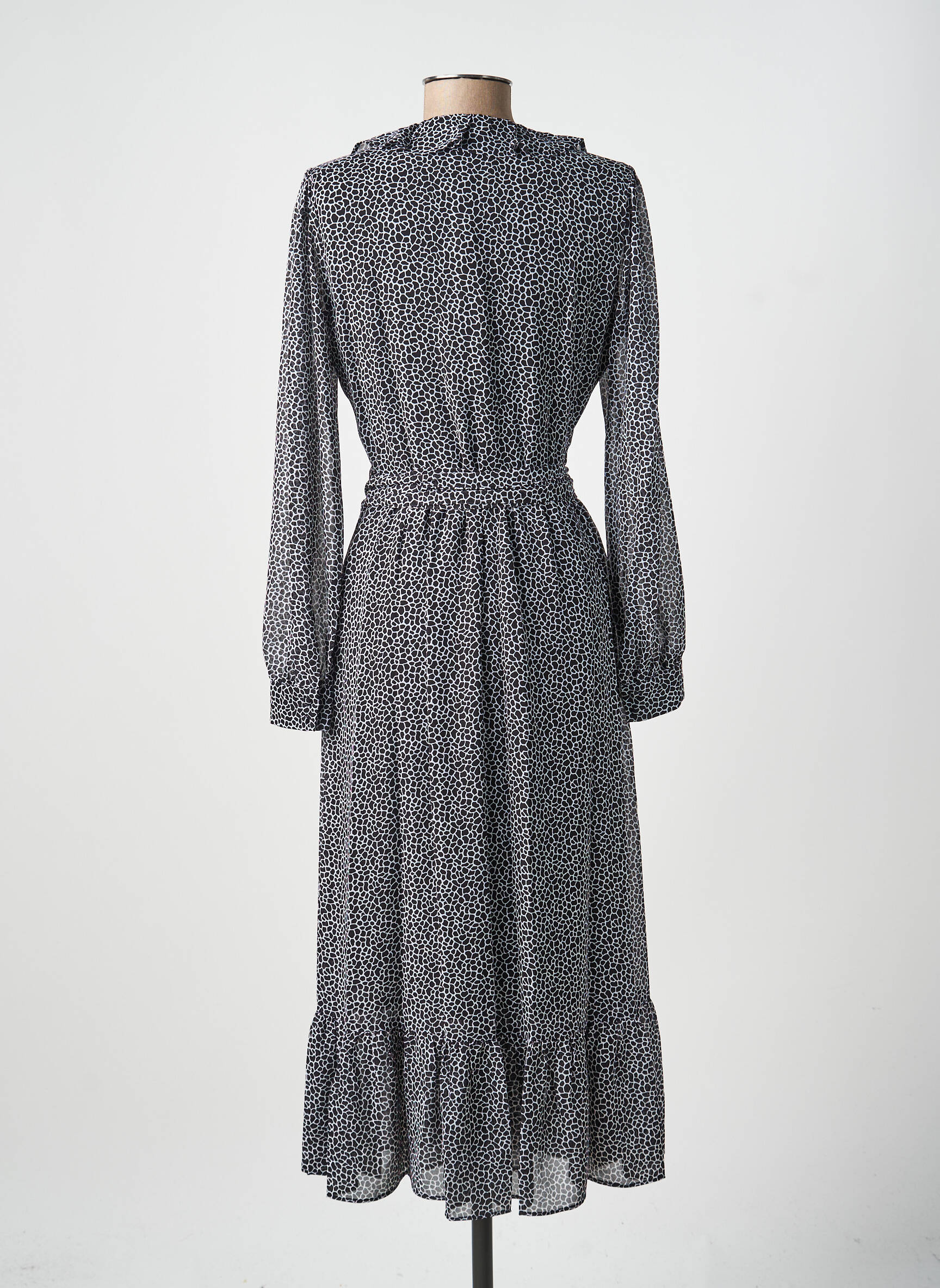 Robe longue noir MICHAEL KORS femme