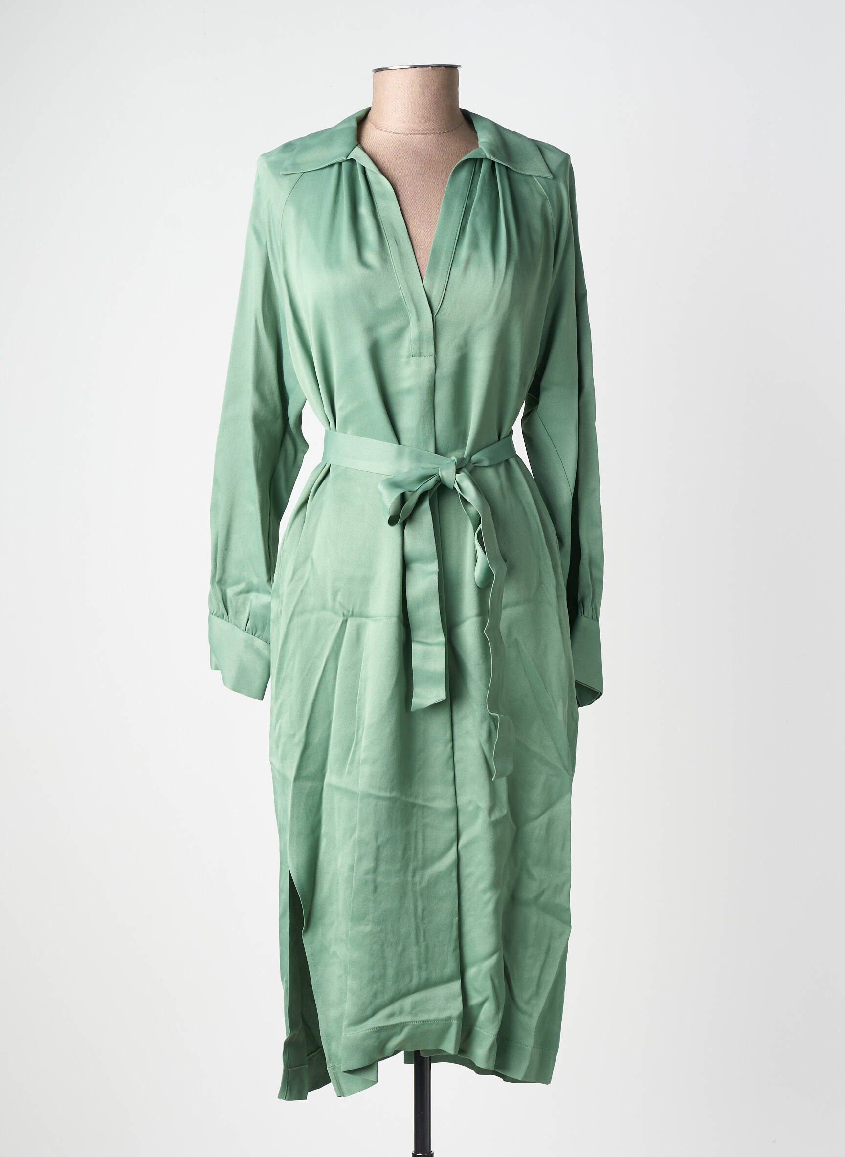 Robe mi-longue vert PAUL & JOE femme