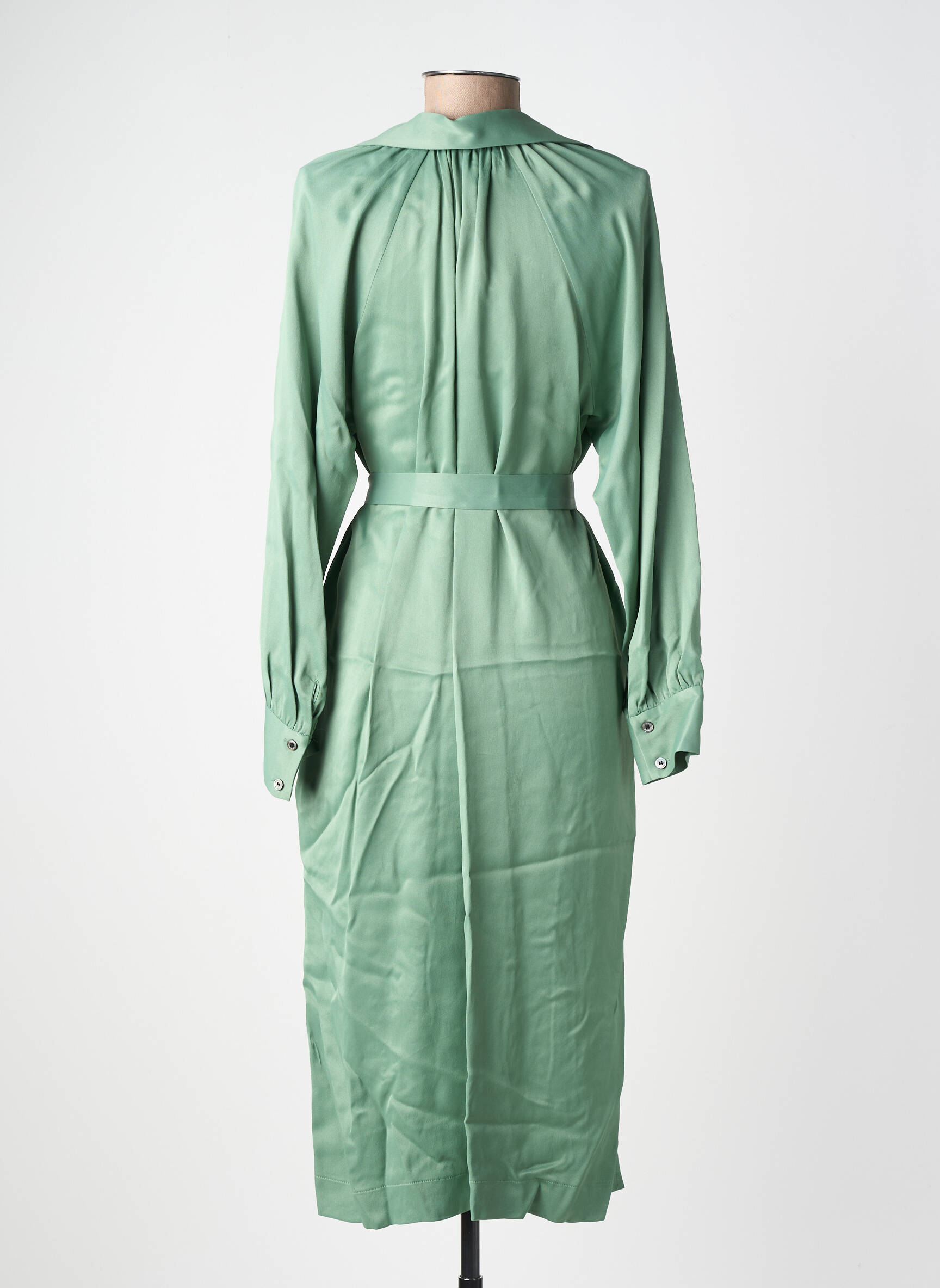 Robe mi-longue vert PAUL & JOE femme