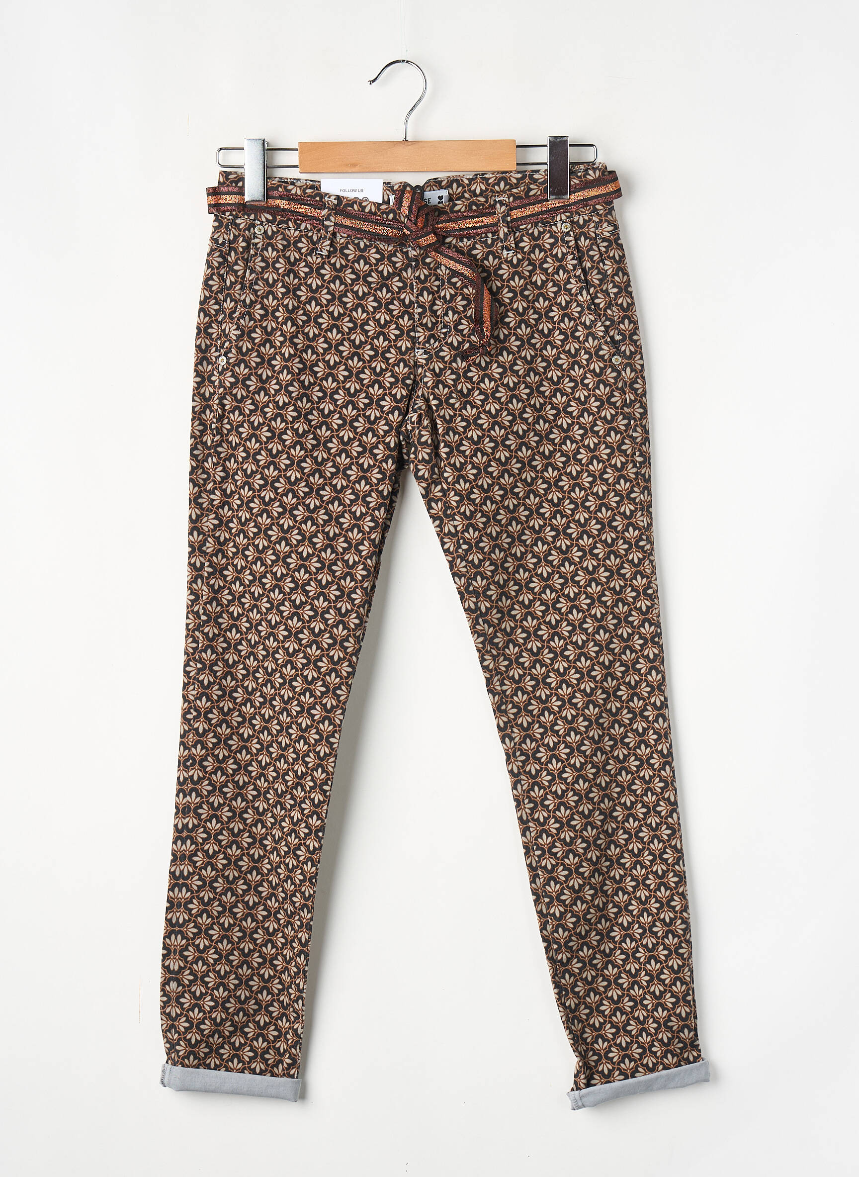 Pantalon cargo beige PLEASE femme