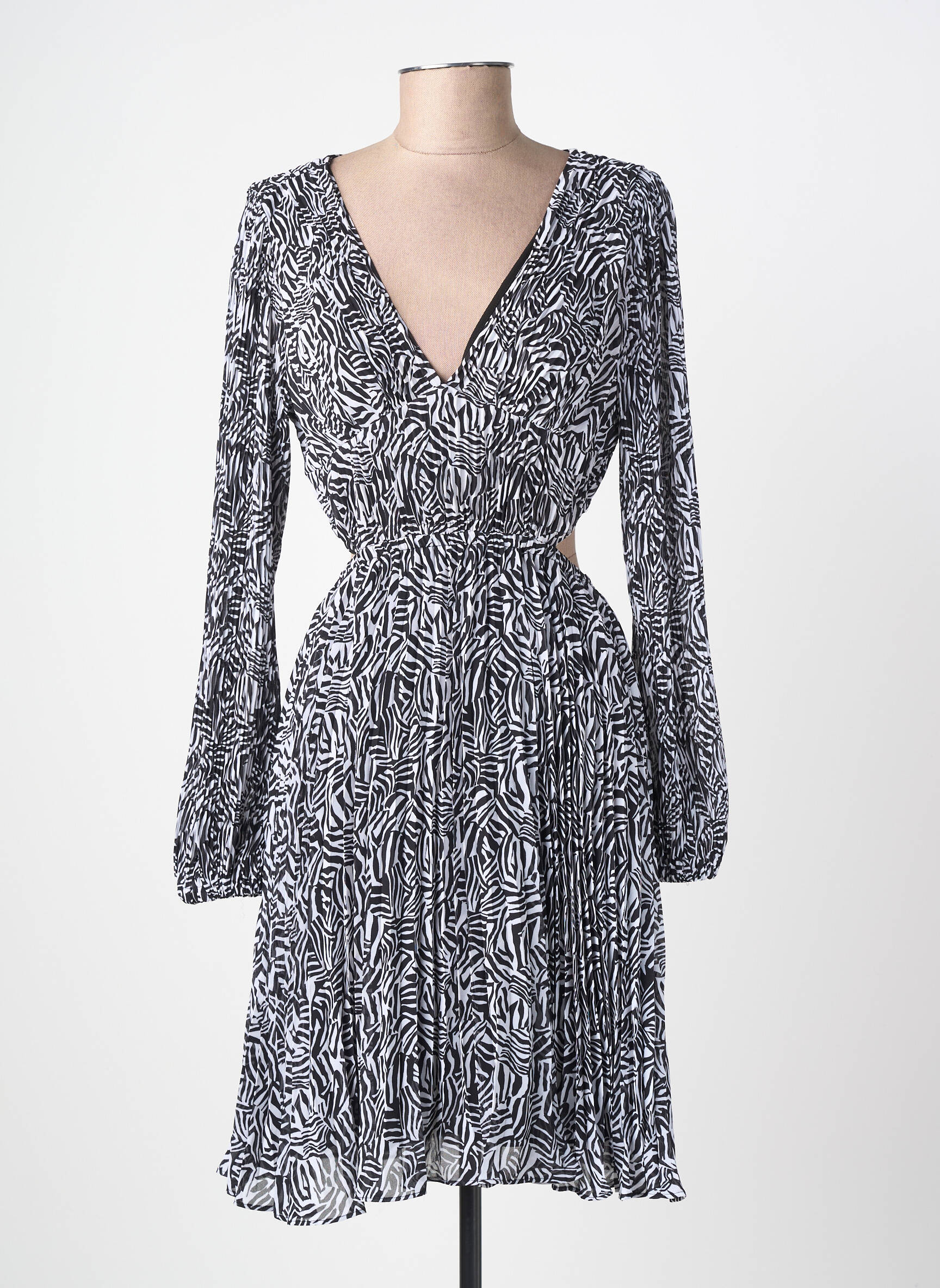 Robe mi-longue noir MICHAEL KORS femme