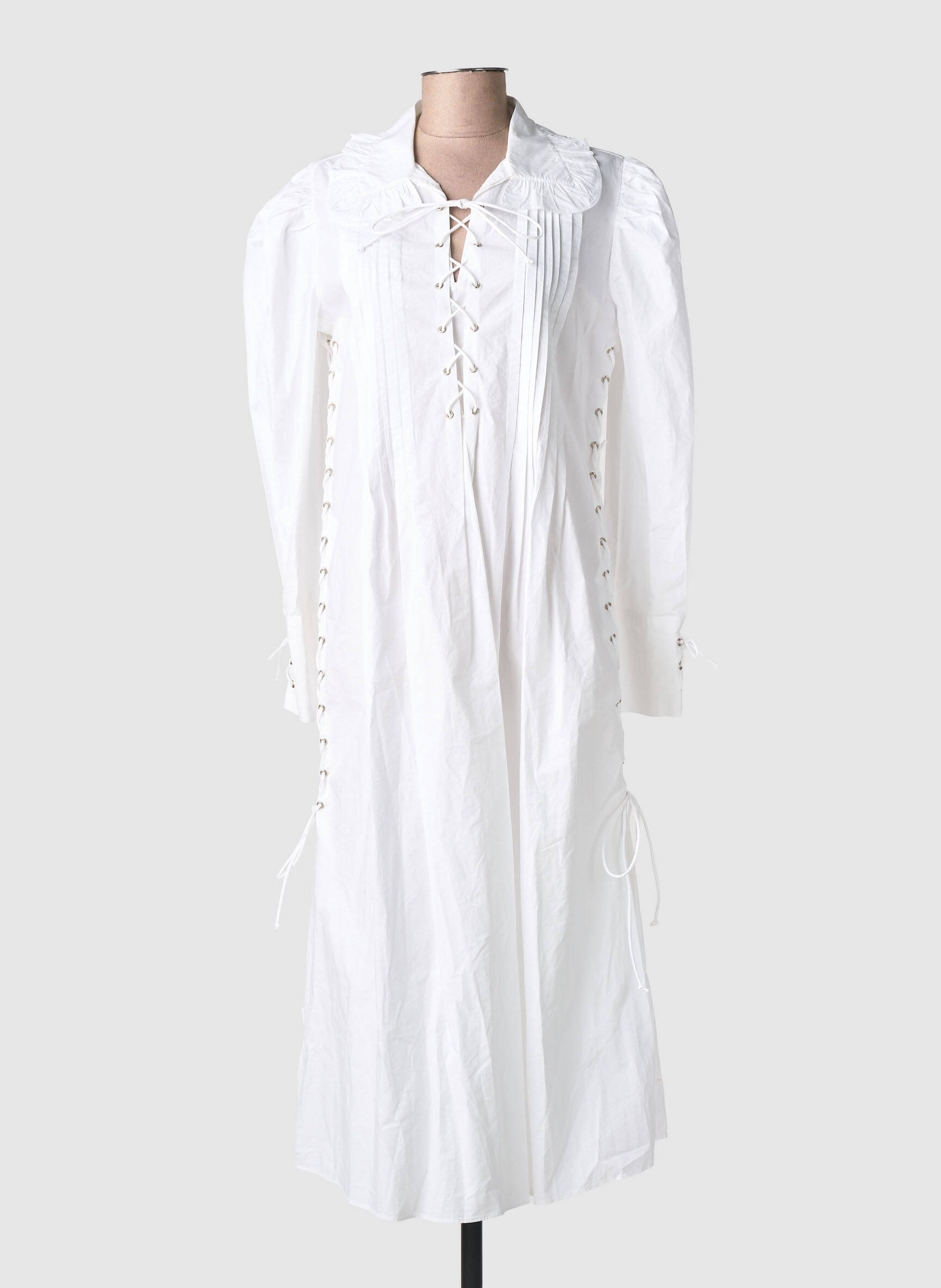 Robe longue blanc LAURENCE BRAS femme