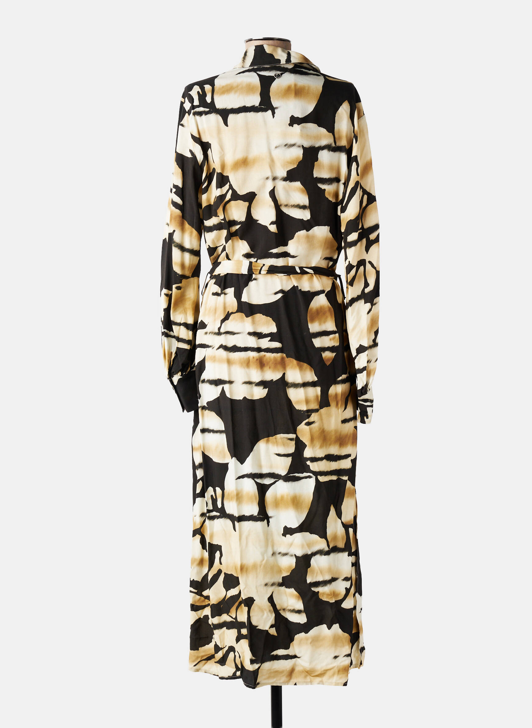 Robe longue beige PLEASE femme