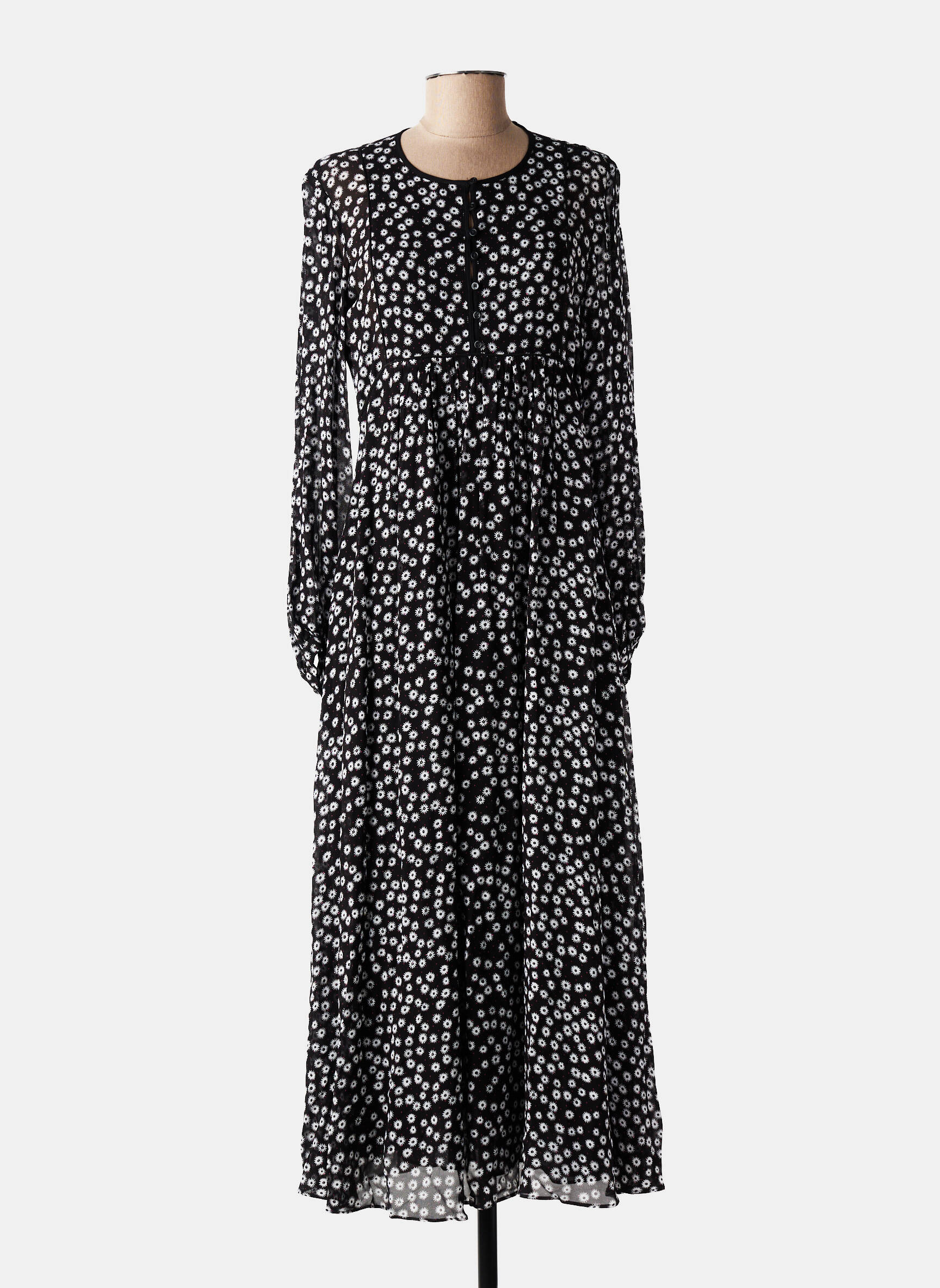Robe longue noir THE KOOPLES femme