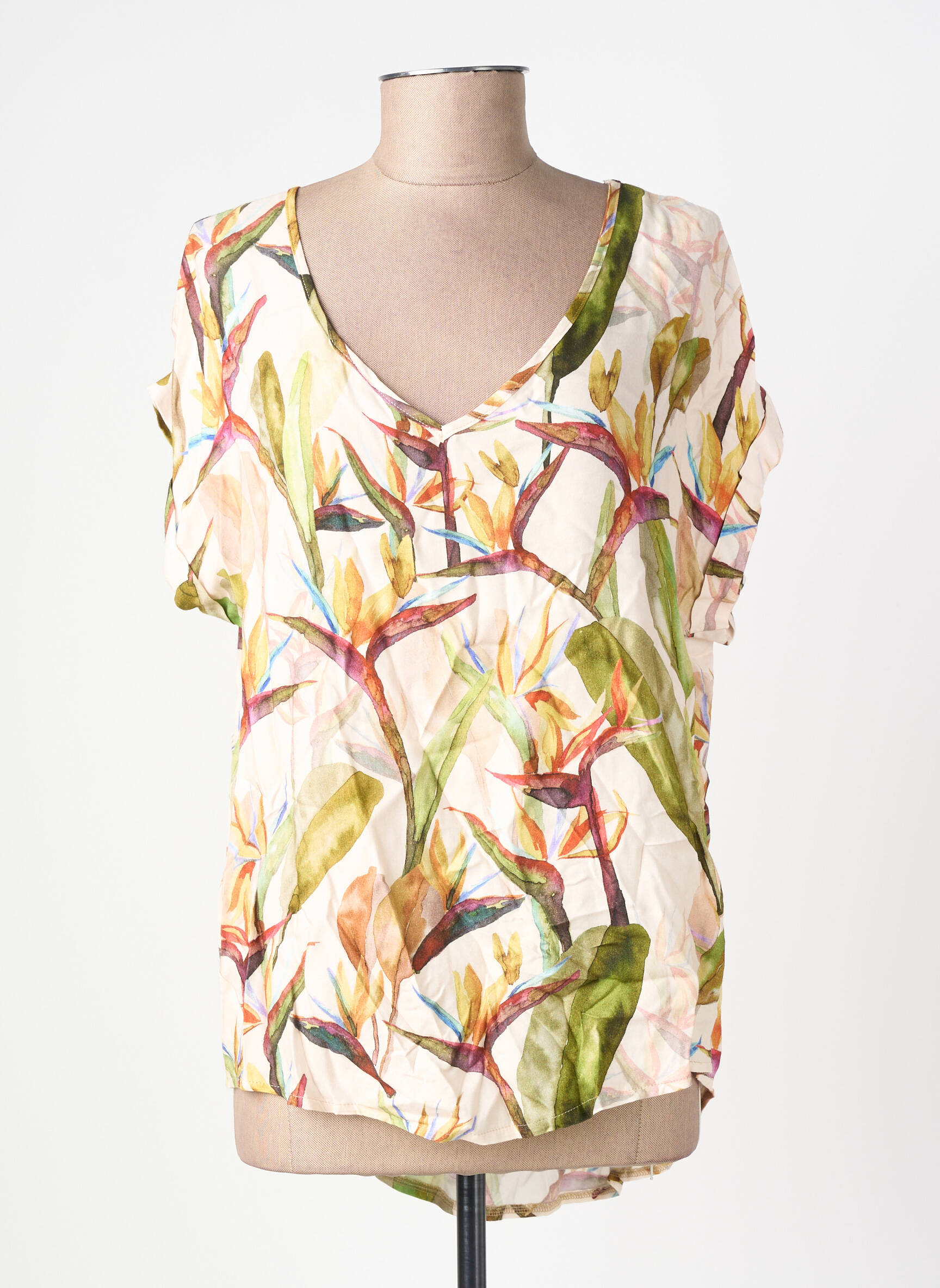 T-shirt multicolore PLEASE femme