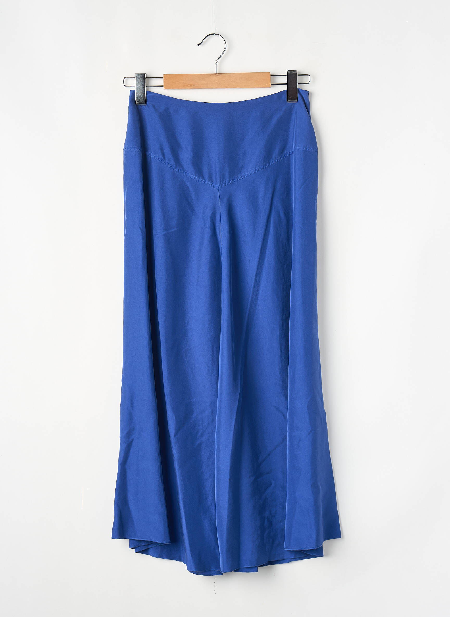 Jupe longue bleu POMANDERE femme