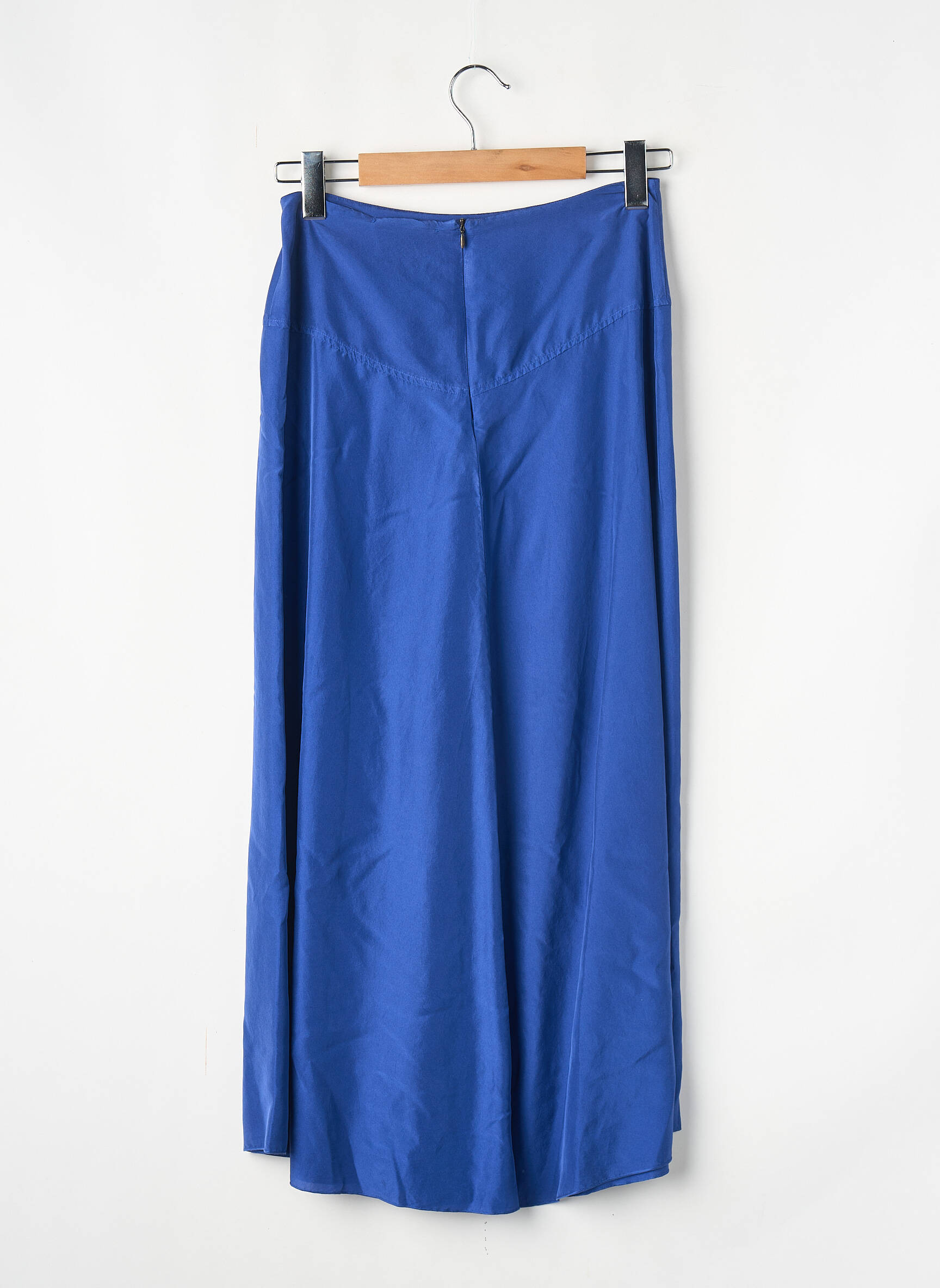 Jupe longue bleu POMANDERE femme
